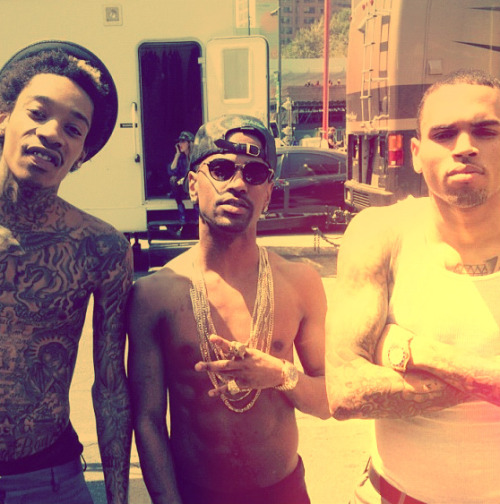  My nigga Wiz,Sean& Breezy. 