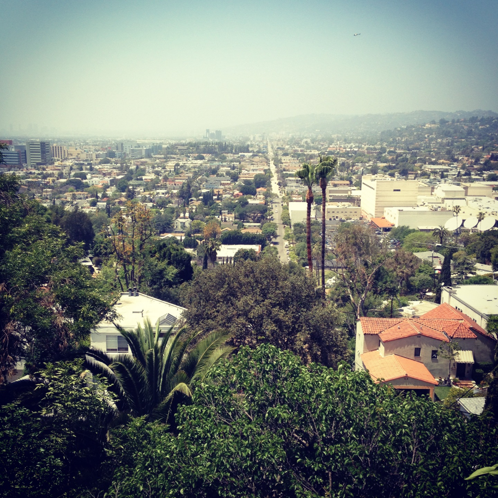 The view from my advisor&rsquo;s house in Los Feliz