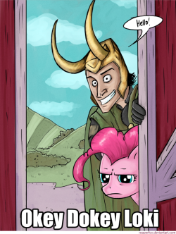 fanmlp:  Okey Dokey Loki by *reaperfox 