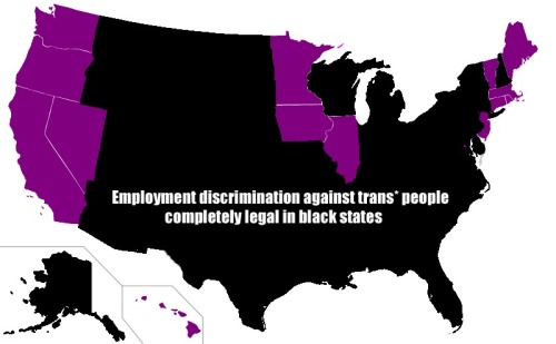 starryhours:  littlemisslillykat:  homosexualintellectual:  Trans* rights in the United States. See a problem here?  & This is why I wont move off the west coast!  oh no, new york :(