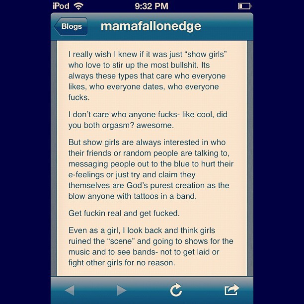 Tumblr Rant #shows #tumblr #realtalk #Dascene #opinonated  (Taken with instagram)