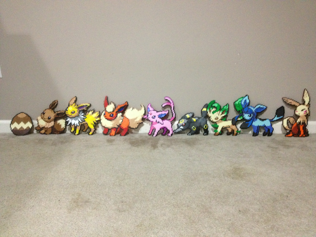 chocovanilluxe:  ALMOST DONE, gonna make three more (Vaporeon and two more fanmade