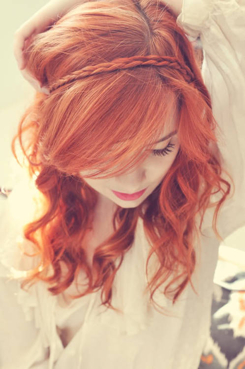 redhead beauty