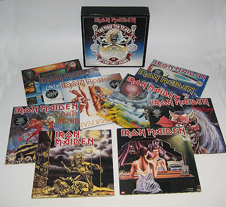 hridi:  Iron Maiden Vinyls   The first ten years box set. I need this in my life!