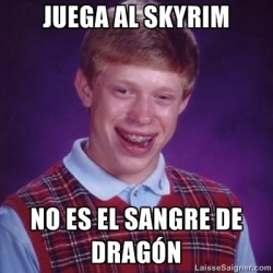 laissesaigner:  Recopilación: Bad Luck Brian - Skyrim Edition 