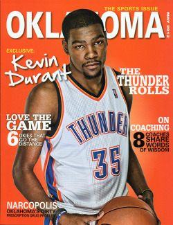  NBA superstar Kevin Durant @kdtrey5 cover shot for this month’s