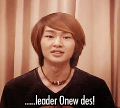  Onew | SHINee’s ……. leader 