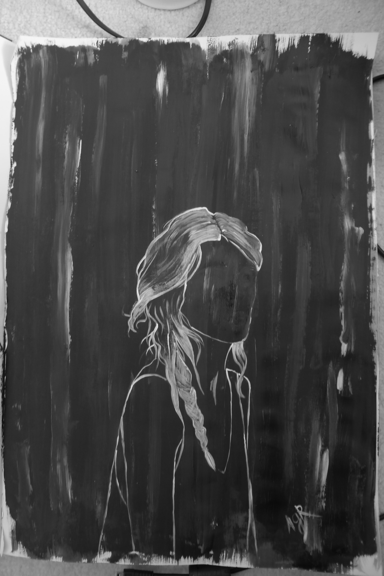 swallowgold:  I don’t draw faces, ever. Not only because I can’t but also because