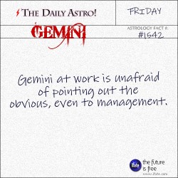 dailyastro: Gemini 1542: Visit The Daily Astro for more Gemini facts. Click here for a free tarot reading :) 