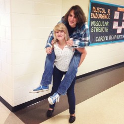 giving @j_florian a piggy-back ride. He fell