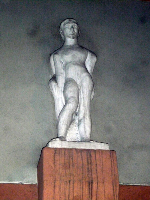 Fine examples of homoerotic sculpture in Belgrade