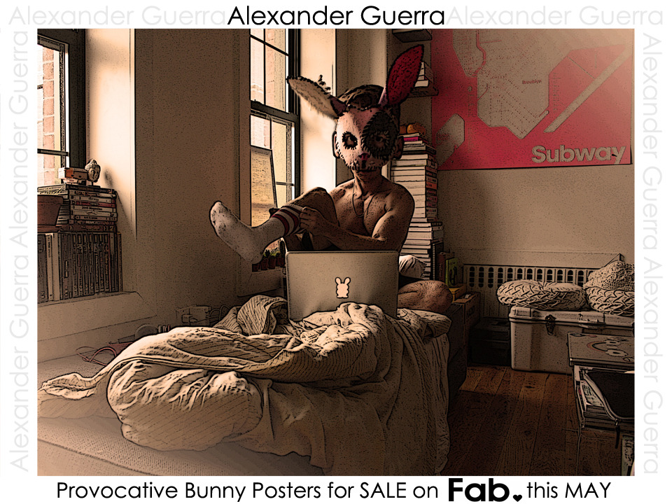  PROVOCATIVE BUNNY POSTERS - FOR SALE, EXCLUSIVELY ON Fab.com &lt;3 Sale starts: