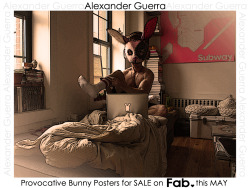  PROVOCATIVE BUNNY POSTERS - FOR SALE, EXCLUSIVELY