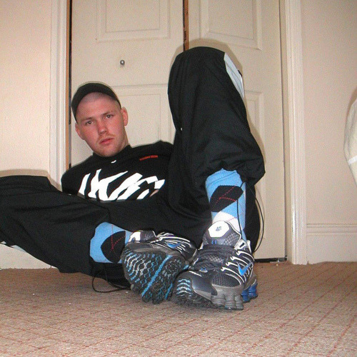 soxdawg:  shox and argyles. doesn’t get much hotter. 