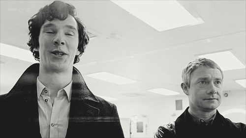 bloomist:  robynium:   In which Sherlock goes from friendly to angry in mere seconds