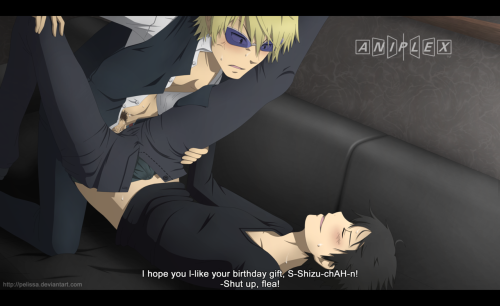 yaoi-and-bacon:  I want a birthday present like this too~~~ (>*¬*)>  i still need a b-day present! do this on my bed and i’ll watch!! *_*