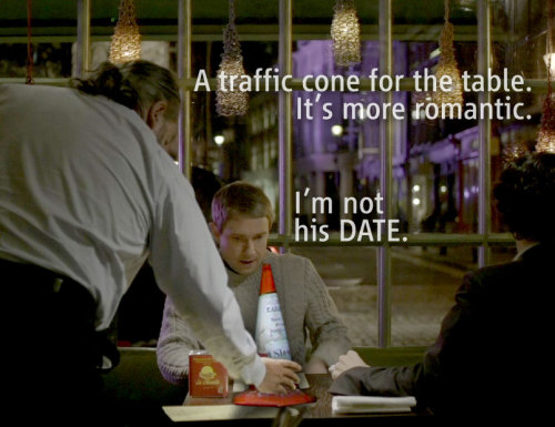 barachiki:Angelo misjudges the romance of the situation. Traffic cones: Explained.  Find more here: 