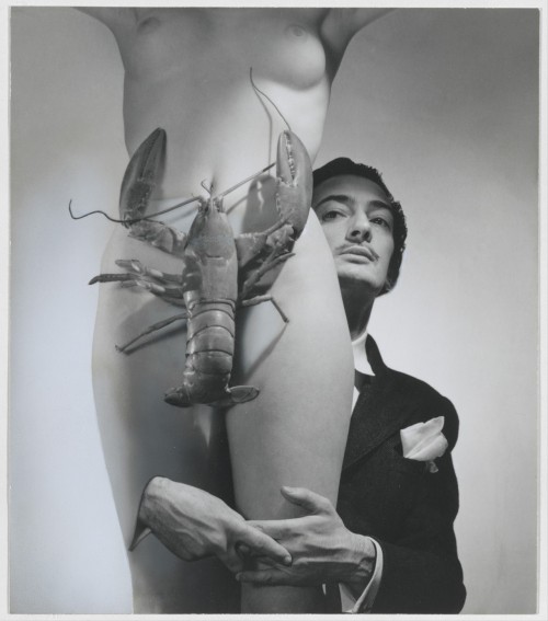 artpedia:  George Platt Lynes - Salvador Dali, 1939.Gelatin silver print with applied pigment