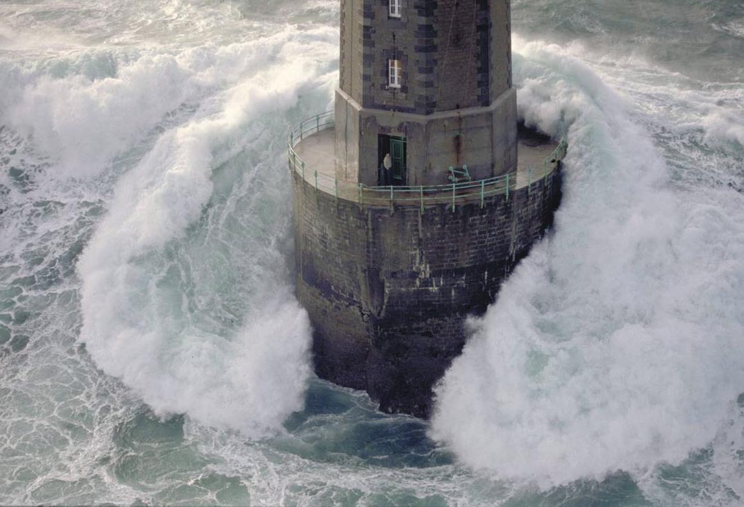 chroniclesofdia: La Jument, Breton, France One of those infamous storms on the Iroise