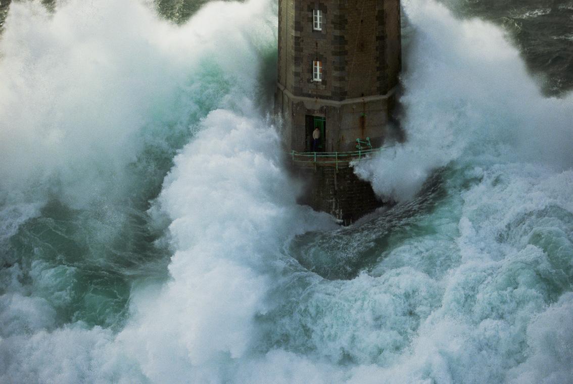 chroniclesofdia: La Jument, Breton, France One of those infamous storms on the Iroise