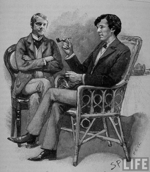 becks28nz: Sherlock Holmes and John Watson - Paget Manip by ~SherlocksScarf