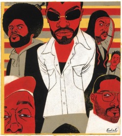newmanology:  The Roots, for The New YorkerIllustration: Edel Rodriguez, art director: Christine Curry Source: Edel Rodriguez 
