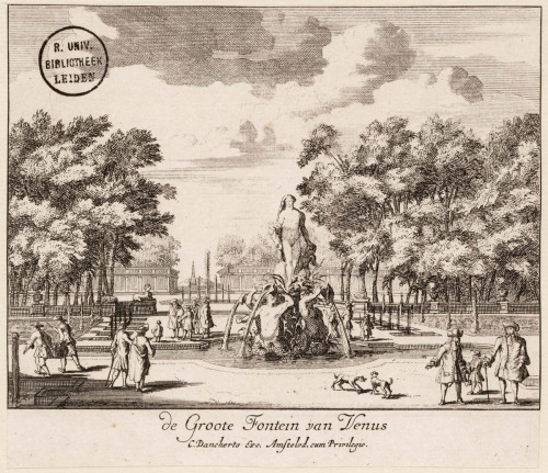 centuriespast: The Great Fountain of Venus uitgever:   Danckerts, Cornelis Place