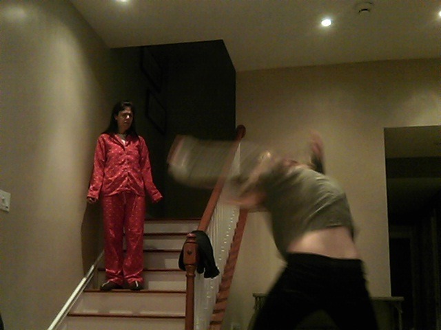 myspacefamosity:  me moshing and my mom not understanding  