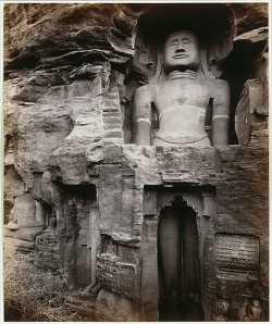 Realbroad:  Large Shrine Figure In The Happy Valley, Gwalior, India Unknown Photographer,