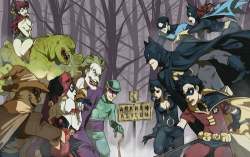 punkzelda3:  Bat Family vs Rogue Gallery 