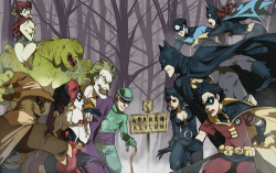 punkzelda3:  Bat Family vs Rogue Gallery