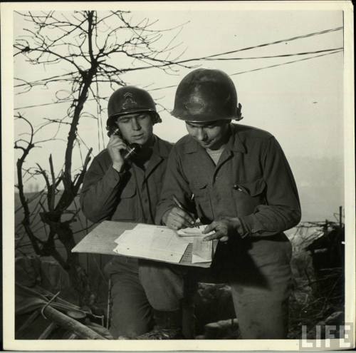 © Margaret Bourke-White 1945 US soldiers, Italy