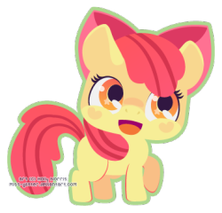 fisherpon:  colorgasmfreakbrony:  Applebloom