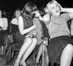 thegilly: A couple only have eyes for each other at a Beatles concert in Wigan, 13 October 1964. 