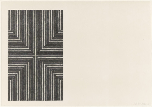 cntmpryart: Frank Stella, Die Fahne Hoch! (1967)