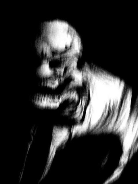 lacyceleste:  Demonic entity photographed during a séance at Retchford House, 1933.