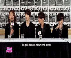 alohomorashlie:  f-ortunecookie: CNBLUE: Ideal Girls  shut up