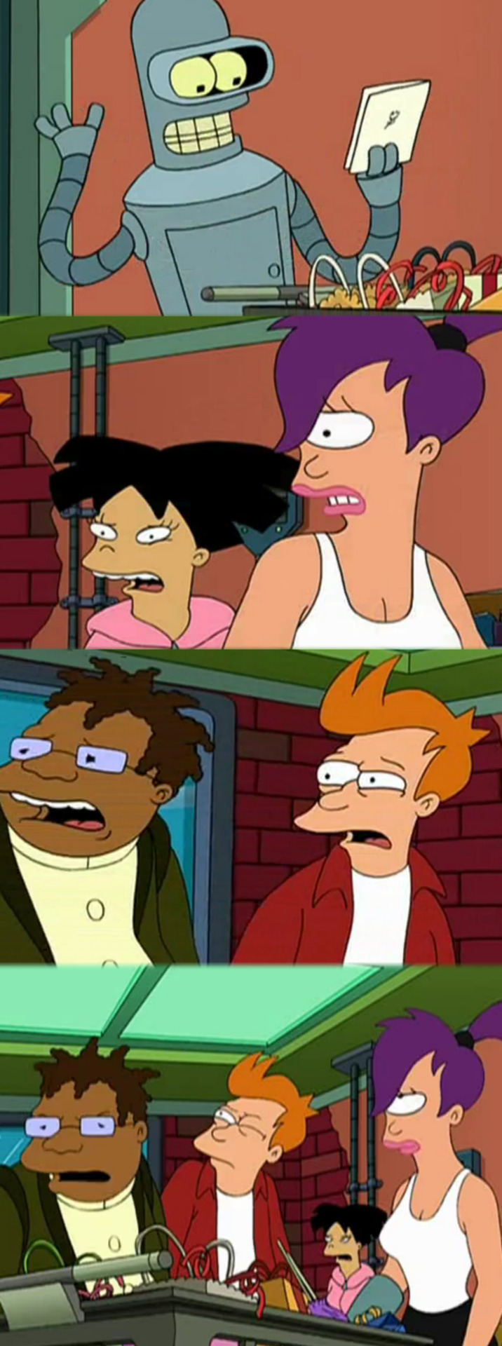 futuramarama:  Bender: I found my exact feelings expressed in a greeting card. You