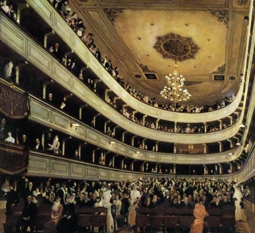 Auditorium in the Altes Burgtheater | Gustav Klimt