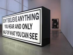 visual-poetry:  “don’t believe anything