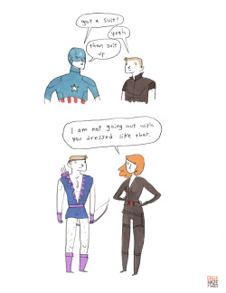 gingerhaze:  Finding out about Hawkeye’s 70’s miniskirt costume is one of my favorite things that has ever happened to me. 