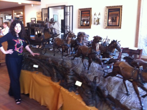 Karen Kondazian visited the Wells Fargo Silver Reef Museum and Gallery in Leeds, UT and entertained 