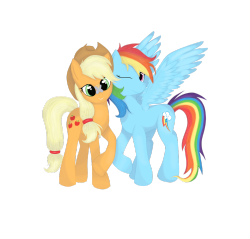 werd10101:  Applejack and Dashie by ~cerdiz