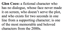   four for you glen coco.  you go glen coco