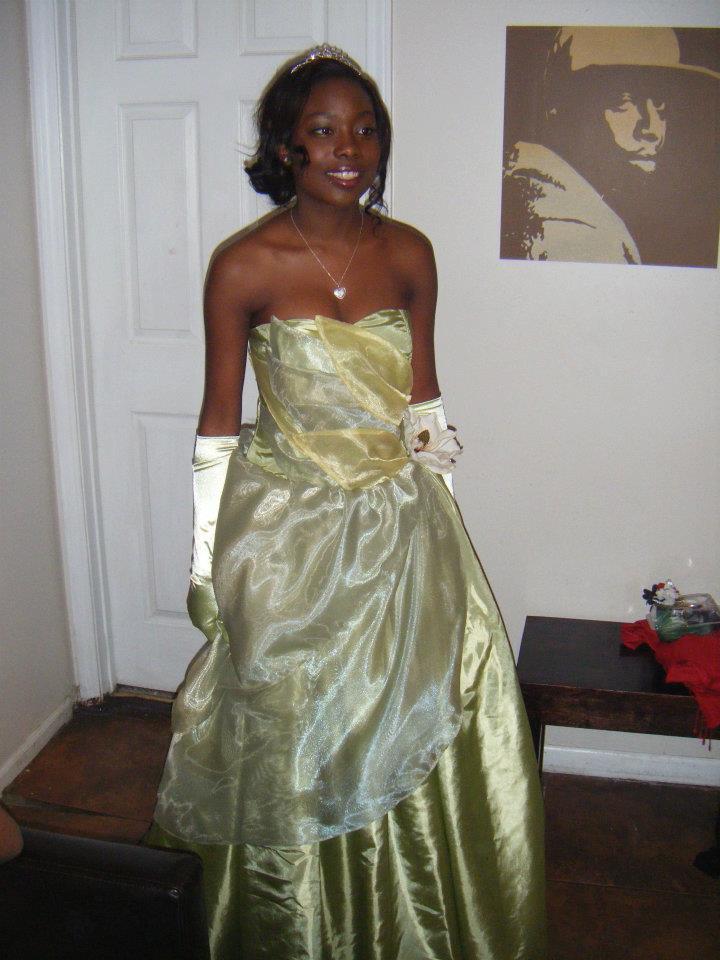 I was princess Tiana for prom ...