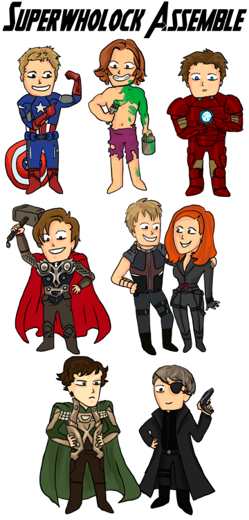 thegirlwhobloggedlikeaman: mishawinsexster: SUPERWHOLOCK -ASSEMBLE! YES GOOD