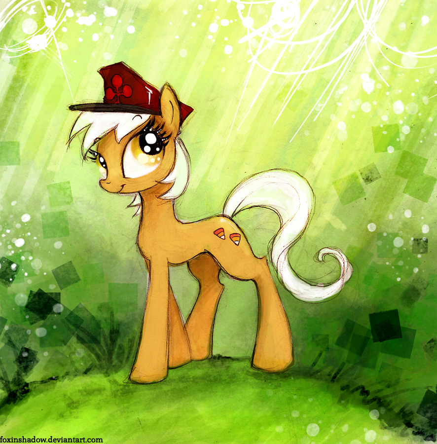  Simple drawing for future reference; Candy Corn, OC of  http://greenbit5721.tumblr.com/reguested