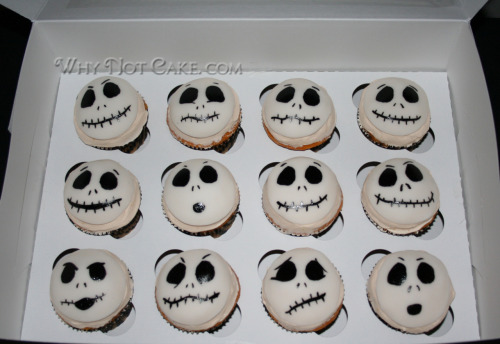 Orange Creamsicle Jack Skellington Cupcakes!  Soooo yummy!!  