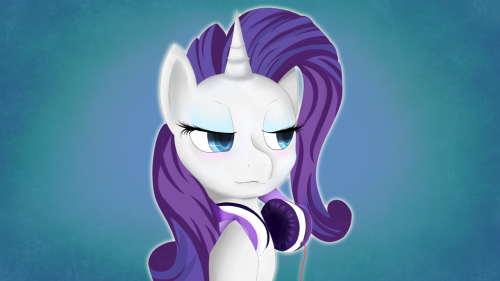 raritybestpony:  Rarity Headphones by ~Skardan 