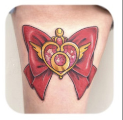 sodaaliciouss:  My Sailor Moon Bows! By the Lovely Jessica Beans of Classic Tattoo. 